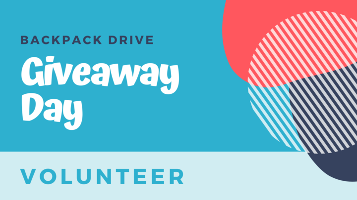 Backpack Drive Giveaway Day Volunteers logo image