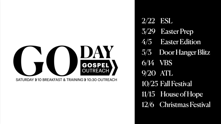 Gospel Go Day logo