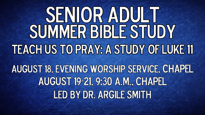 Senior Adult Bible Study logo image