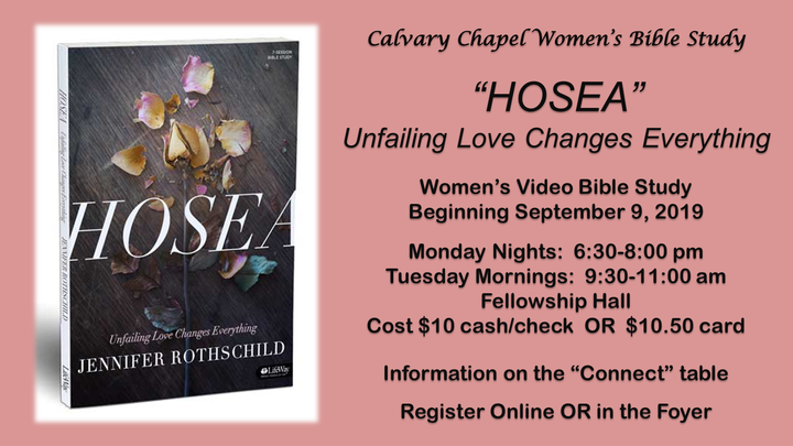 Women's Monday PM or Tuesday AM Bible Study - "Hosea" logo image