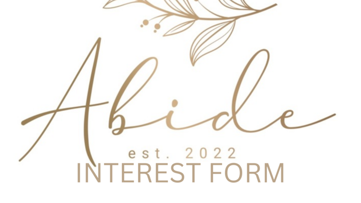 Abide Interest Form logo