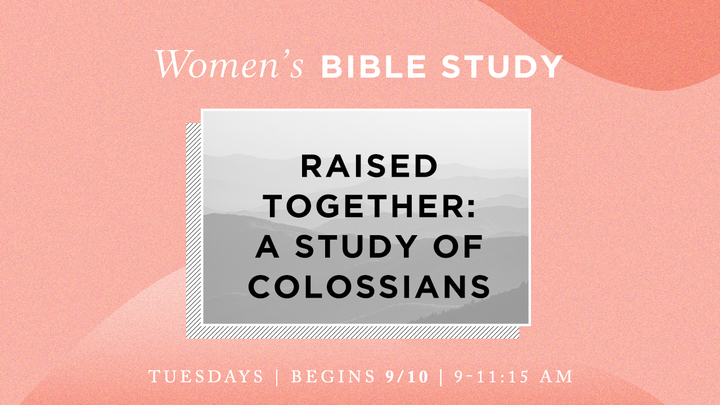Women's Bible Study - Raised Together: A Study of Colossians (Tuesday mornings) logo image