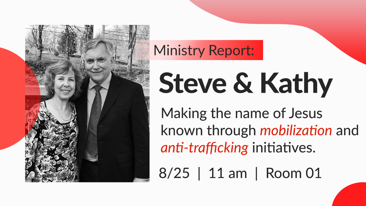 Ministry Report: Steve and Kathy logo image