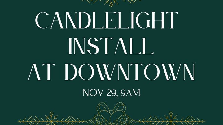 Downtown Little Rock Candlelight Install logo