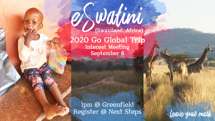 eSwatini, Africa Go Global Trip Interest Meeting logo image