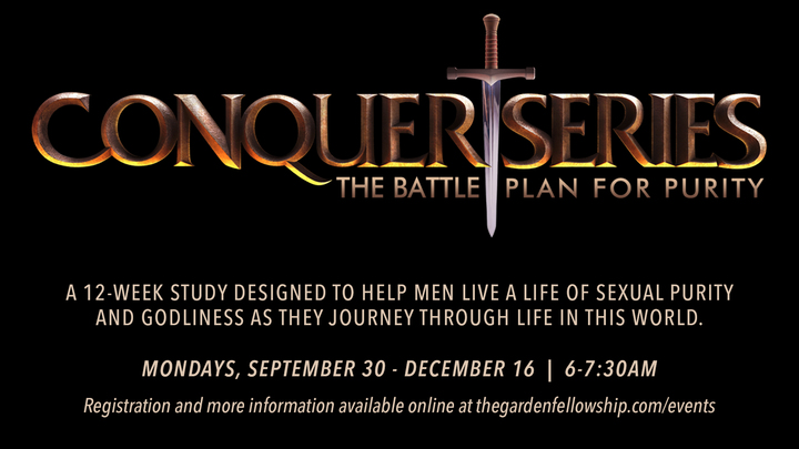 Conquer Series Men's Study | MONDAY AM logo image