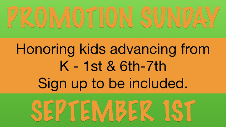 Promotion Sunday logo image