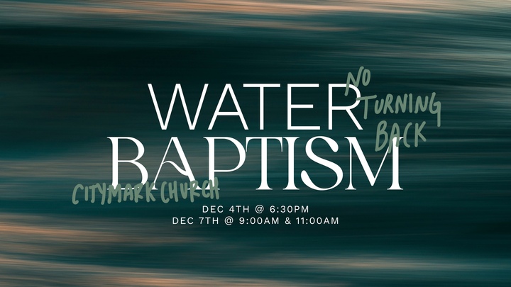 Citymark Baptisms 2025 logo