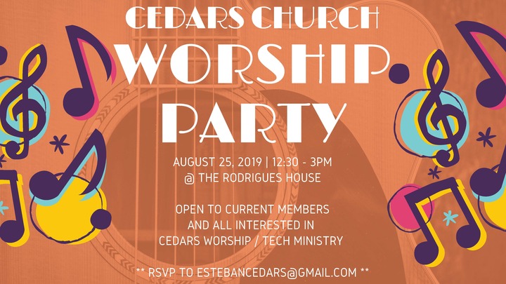 Worship & Tech Party (for current team and interested people as well) logo image