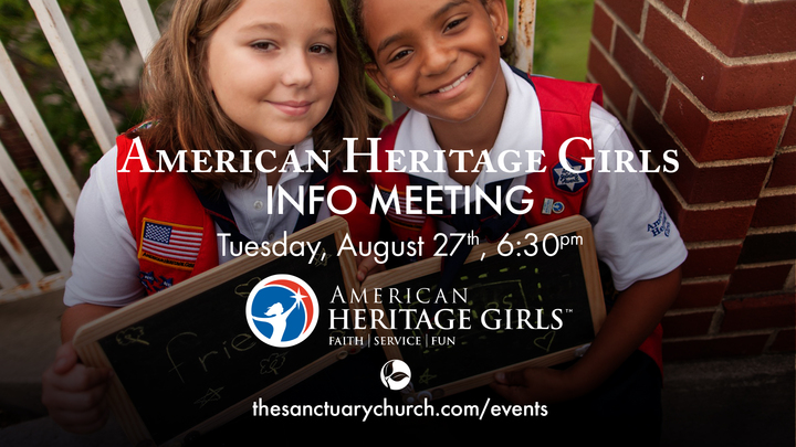 American Heritage Girls Info Meeting logo image