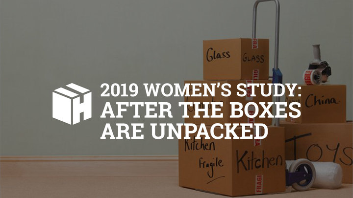 2019 Women's Study: "After the Boxes are Unpacked" logo image