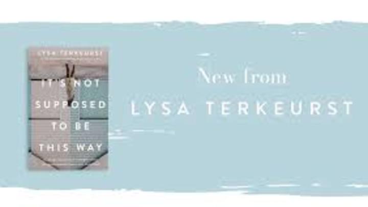 Wednesday Morning Book Study Lysa TerKeurst "It's not supposed to be this way." logo image