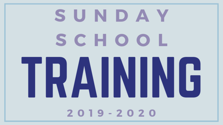 Make-Up Training for Children's Sunday School Volunteers for 2019-20 logo image