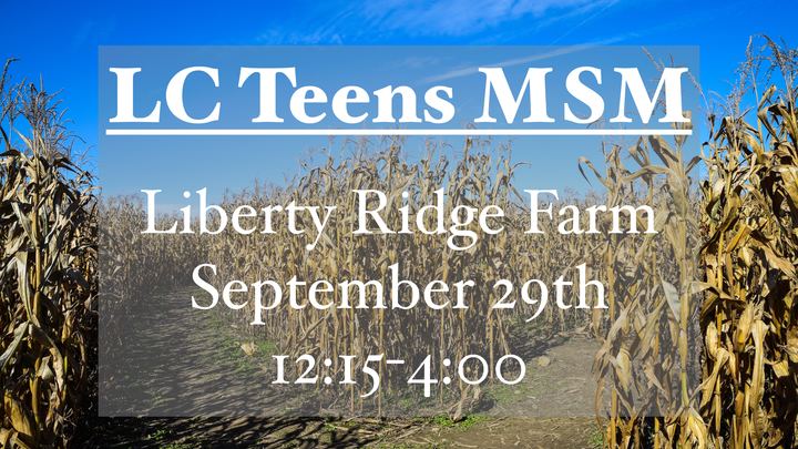 LC Teens MSM Liberty Ridge Farm logo image