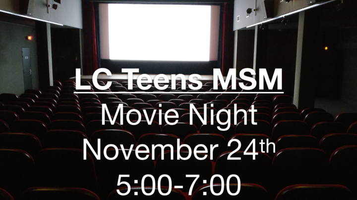 LC Teens MSM Movie Night logo image