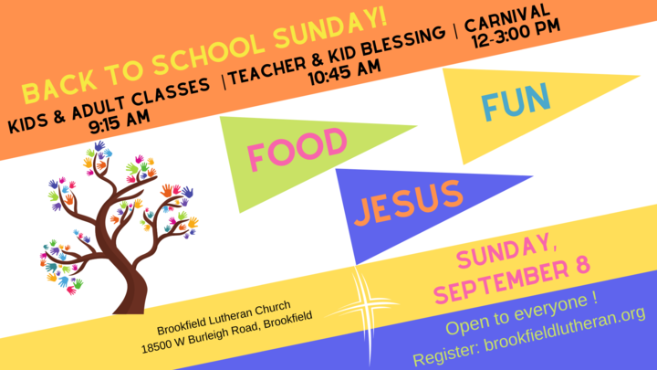 Back to School Sunday Carnival logo image