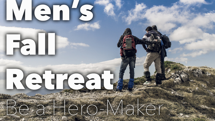 Men's Fall Retreat: "Hero Maker" logo image