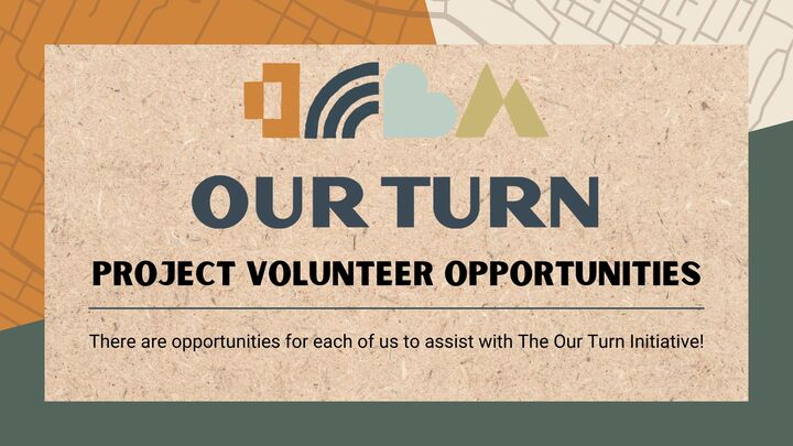OUR TURN Project Volunteer Opportunities logo