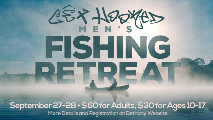Get Hooked Men's Fishing Retreat logo image