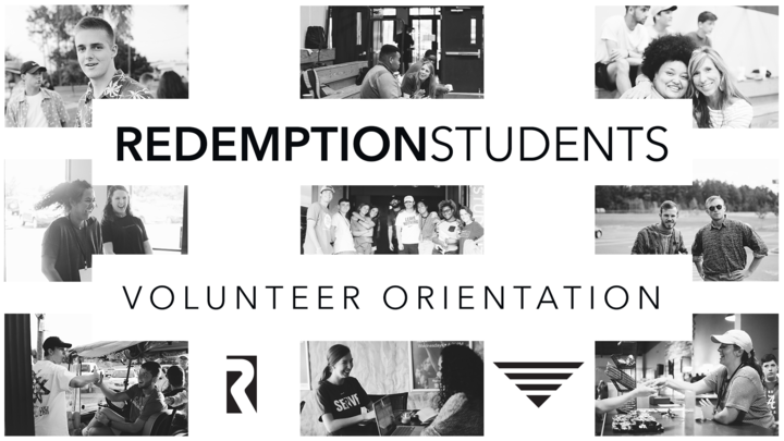 Redemption Students New Volunteer Orientation logo image
