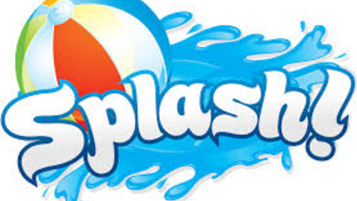 Back to School Wet Water Splash logo image