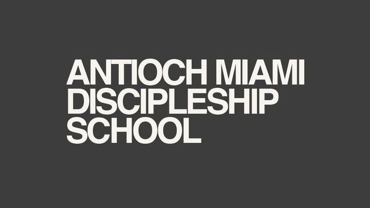 Antioch Discipleship School Fall 2025 logo