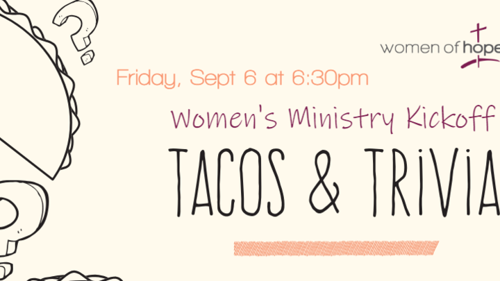 Women's Ministry Tacos & Trivia logo image