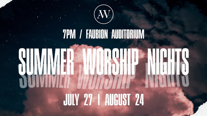 Summer Worship Nights (Registration for childcare only) logo image