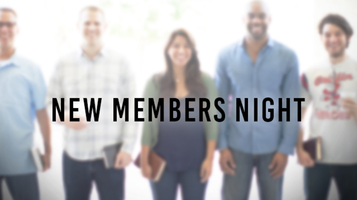 New Members Night - 26 September 2019 logo image