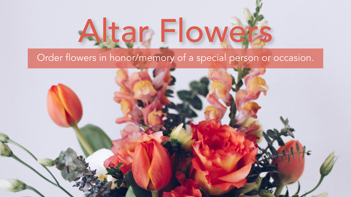 Altar Flower Dedications 2025 logo