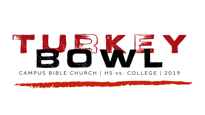 High School vs College Turkey Bowl 2019 logo image
