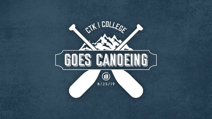 College Canoe Trip logo image