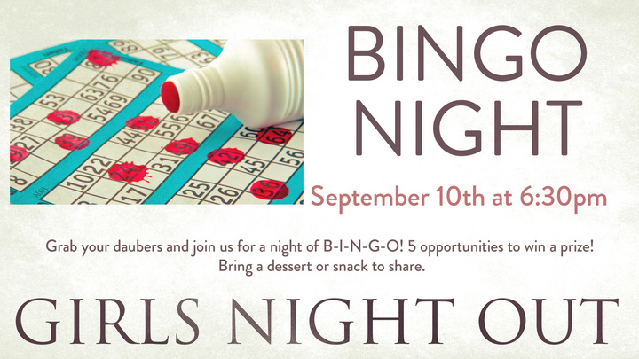 Girls Night Out - BINGO logo image