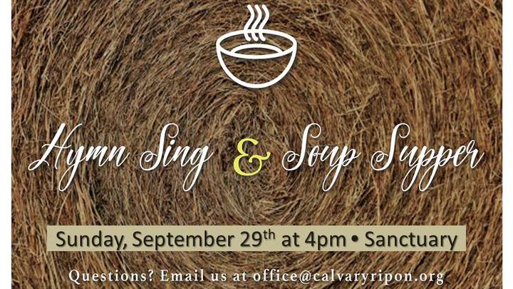 Hymn Sing and Soup Supper logo image