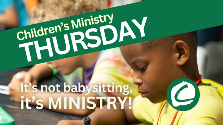 Children's Ministry for Thursday Night Community Groups logo
