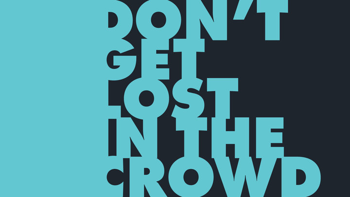 Don't Get Lost in the Crowd logo image
