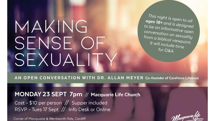 Making Sense of Sexuality - an open conversation with Dr Allan Meyer logo image