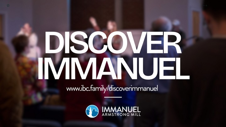 Discover Immanuel - Armstrong Mill - November logo