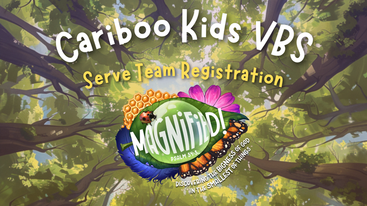 Magnified VBS 2025 Serve Team Registration logo
