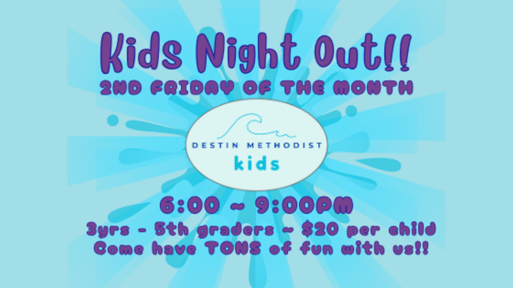 Destin Methodist Kids Night Out logo