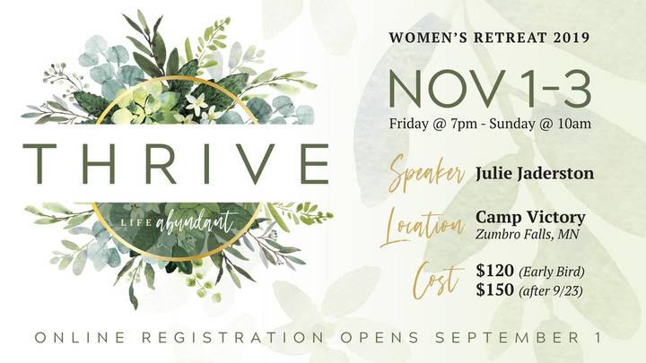 Thrive Women's Retreat logo image