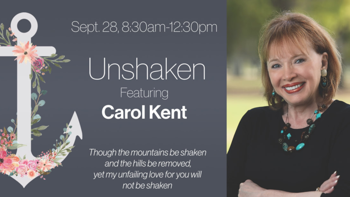 Women's Event - Unshaken featuring Carol Kent at Temple Baptist logo image