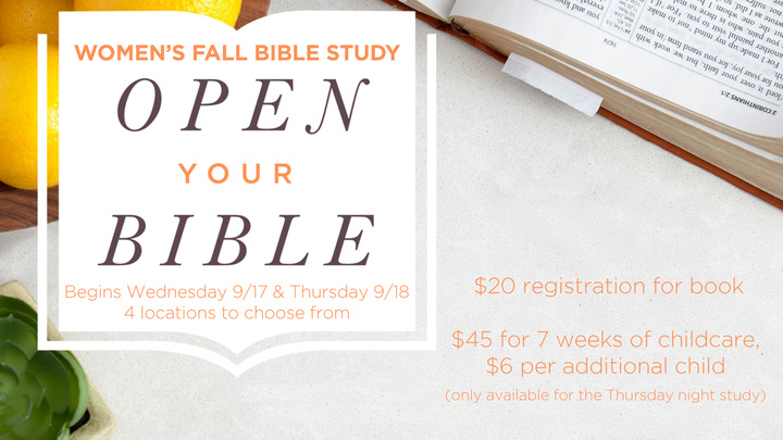 Women's Fall Bible Study logo image