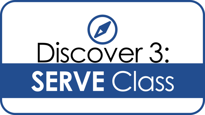 Discover 3: SERVE Class logo