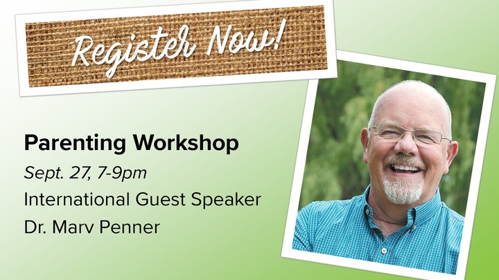 Parenting Workshop with Dr. Marv Penner logo image