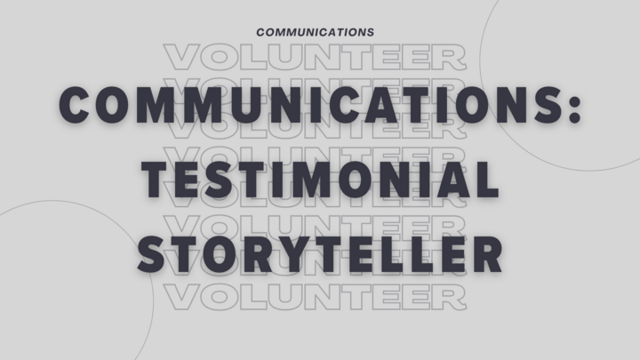 Communications: Testimonial Storyteller logo