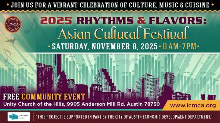 ICMCA's 2nd Annual Rhythms & Flavors I Asian Cultural Festival logo