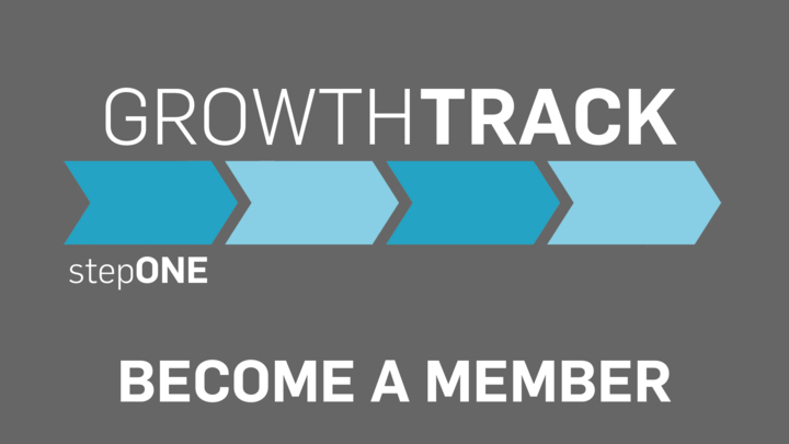 Growth Track stepONE - Become a Member logo image