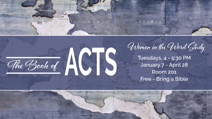 Women's Tuesday Afternoon Bible Study: The Book of Acts logo image