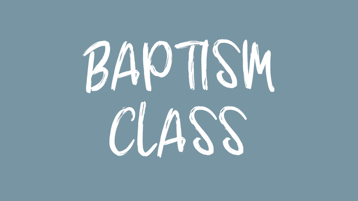 Baptism Class logo image